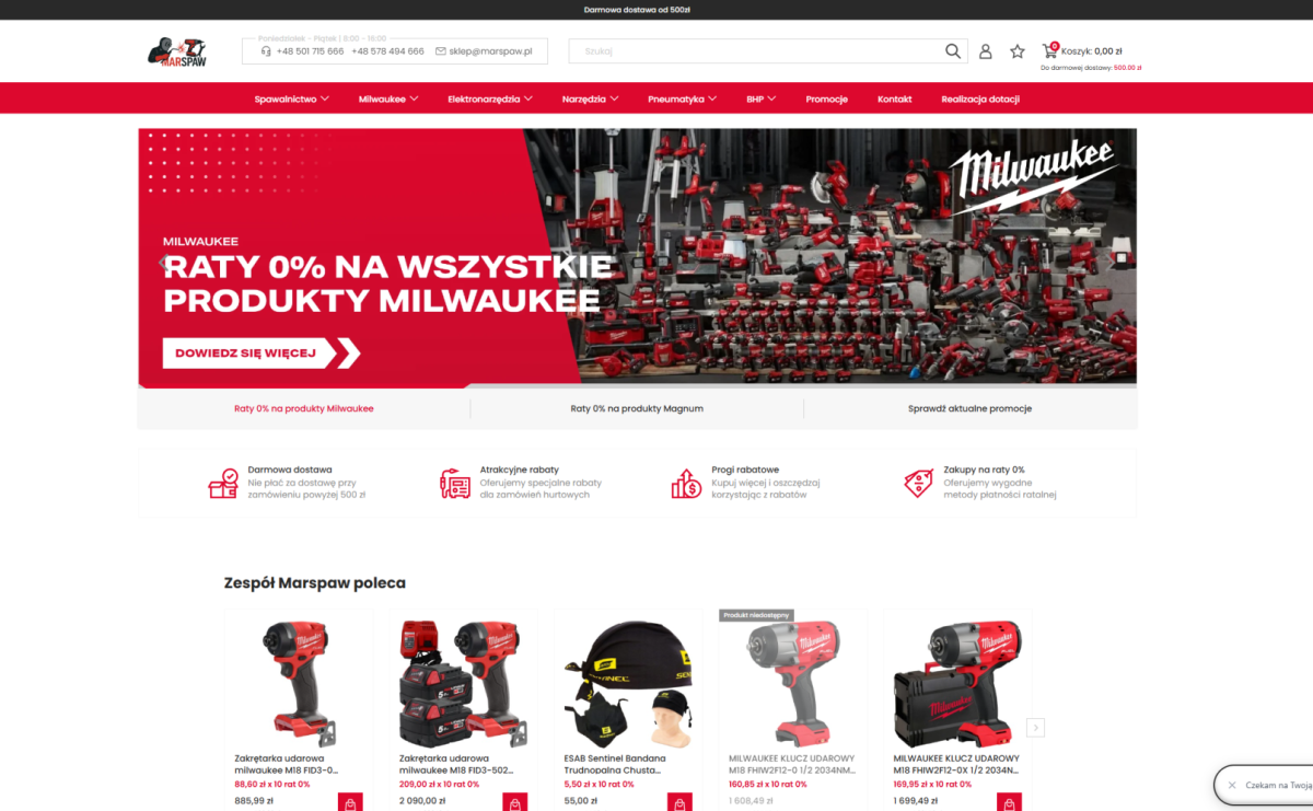 Sklep spawalniczy MarSpaw