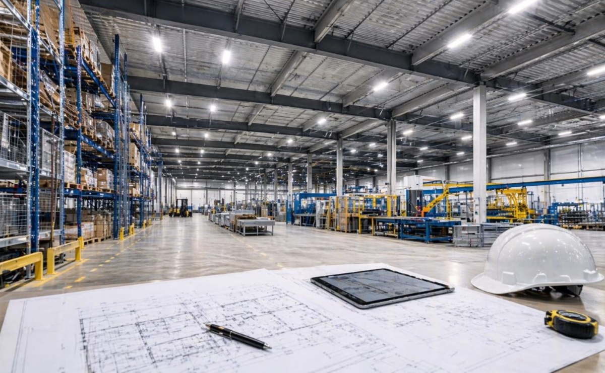 Jak zaplanować oświetlenie LED w obiekcie przemysłowym? - Serwis informacyjny z Raciborza - naszraciborz.pl