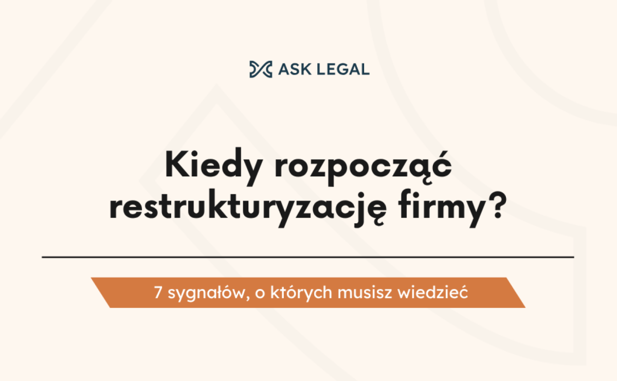 Kiedy rozpocząć restrukturyzację firmy? 7 sygnałów - Serwis informacyjny z Raciborza - naszraciborz.pl