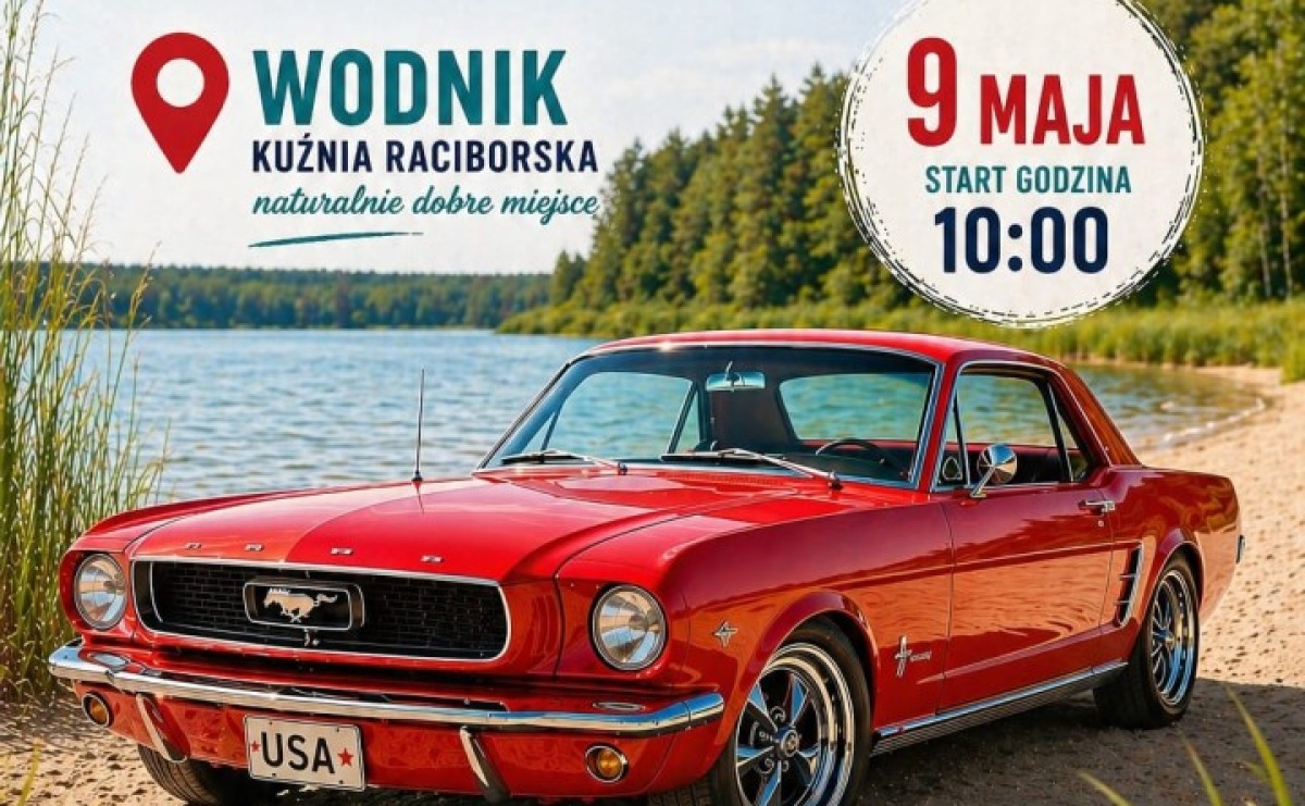 Amerykańskie klasyki, rodzinny piknik i motoryzacyjne emocje. W Kuźni Raciborskiej rusza wyjątkowy zlot nad wodą - Serwis informacyjny z Raciborza - naszraciborz.pl