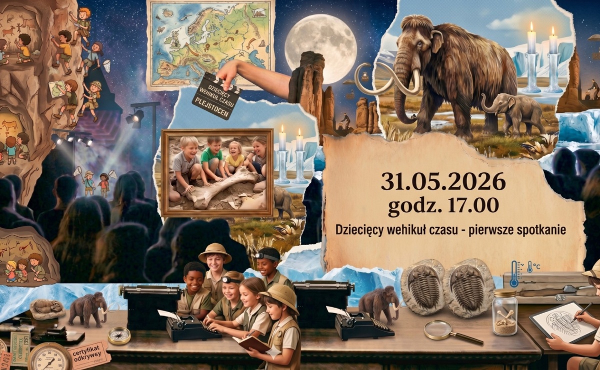 Zamkowy dziecięcy wehikuł czasu na Dzień Dziecka - plejstocen i mamuty nad górną Odrą - Serwis informacyjny z Raciborza - naszraciborz.pl