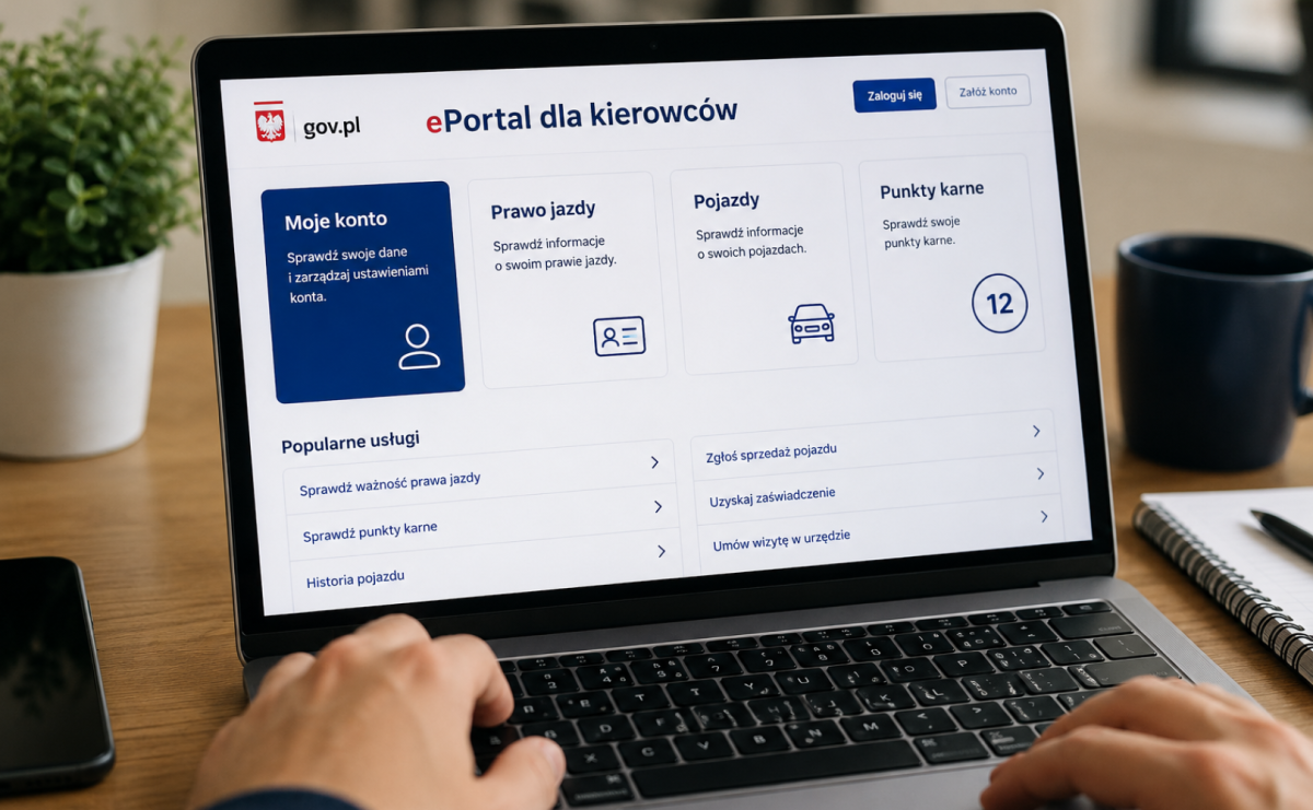 Nowy portal e-usług dla kierowców i kandydatów na kierowców - Serwis informacyjny z Raciborza - naszraciborz.pl