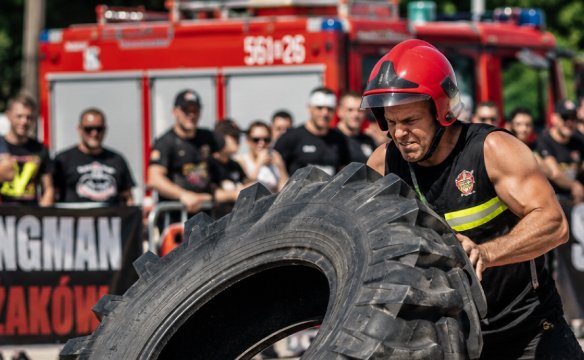 Strongman Strażaków i Strażacki Dzień Dziecka w Żerdzinach - Serwis informacyjny z Raciborza - naszraciborz.pl