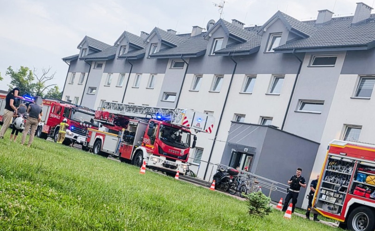 Pożar w piwnicy bloku i zalana szkoła. Pracowity początek czerwca dla strażaków - Serwis informacyjny z Raciborza - naszraciborz.pl