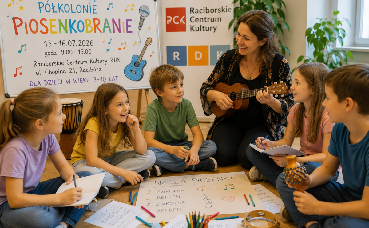 PIOSENKOBRANIE - RCK zaprasza na półkolonie - Serwis informacyjny z Raciborza - naszraciborz.pl