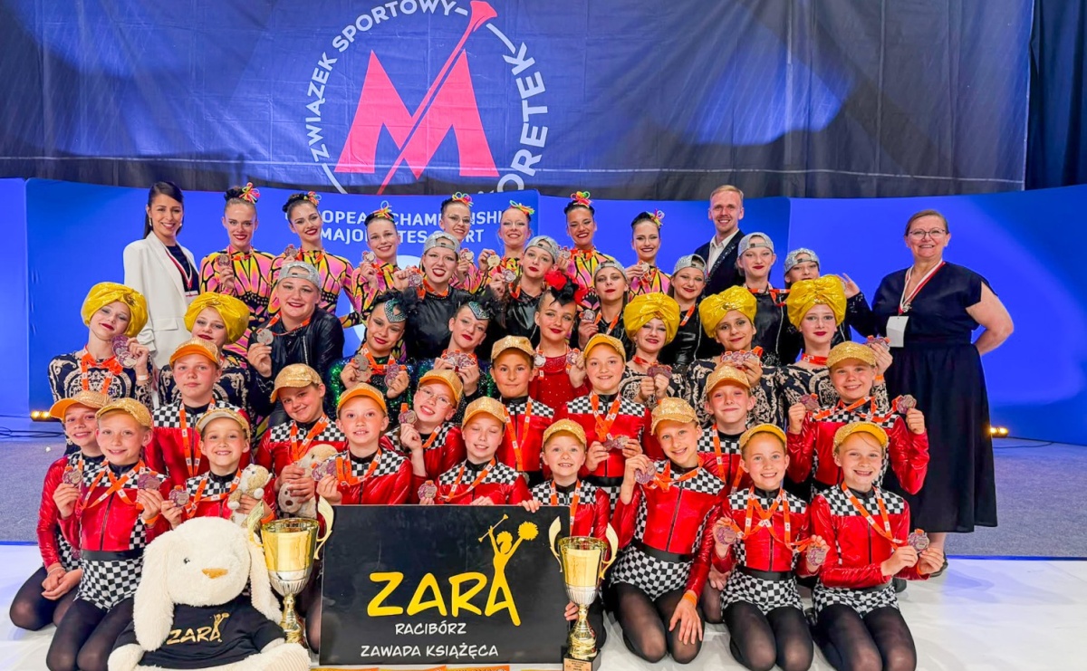 Zwycięstwa mażoretek ZARA na Mistrzostwach Europy IFMS - Serwis informacyjny z Raciborza - naszraciborz.pl
