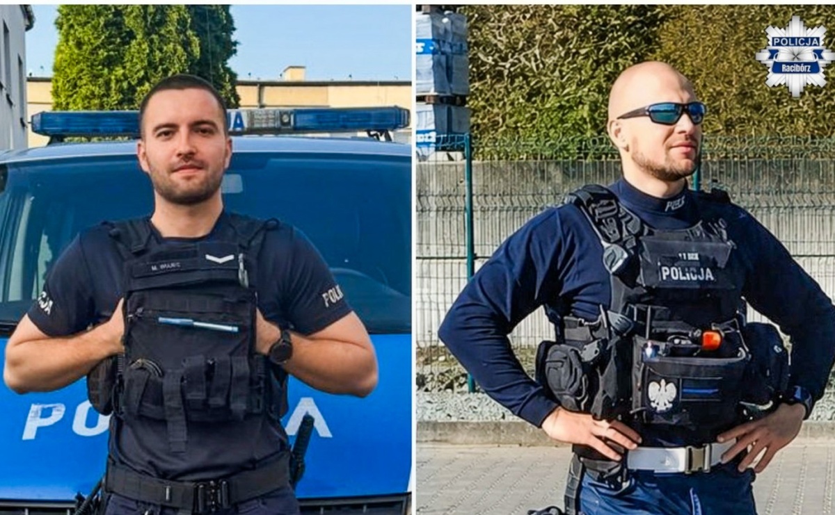 Policjanci i świadek uratowali 89-letnią kobietę po nagłym zatrzymaniu krążenia w Raciborzu - Serwis informacyjny z Raciborza - naszraciborz.pl