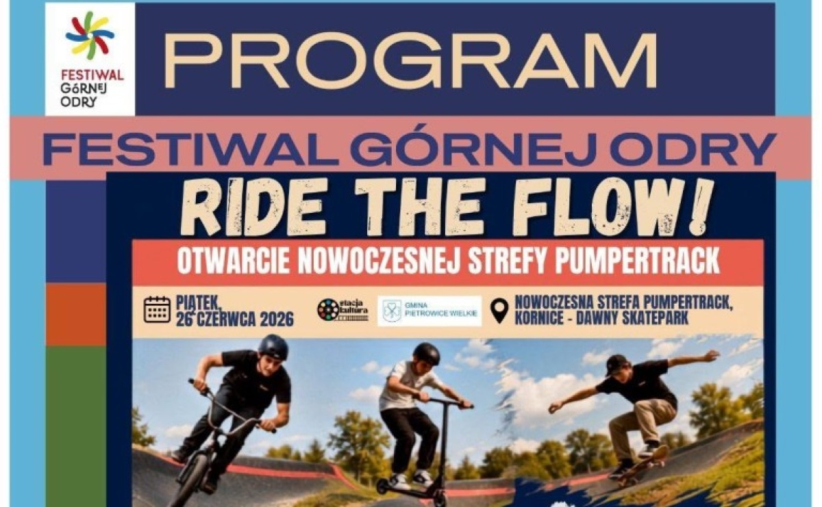 Festiwal Górnej Odry – Ride the Flow! już 26 czerwca w Kornicach - Serwis informacyjny z Raciborza - naszraciborz.pl