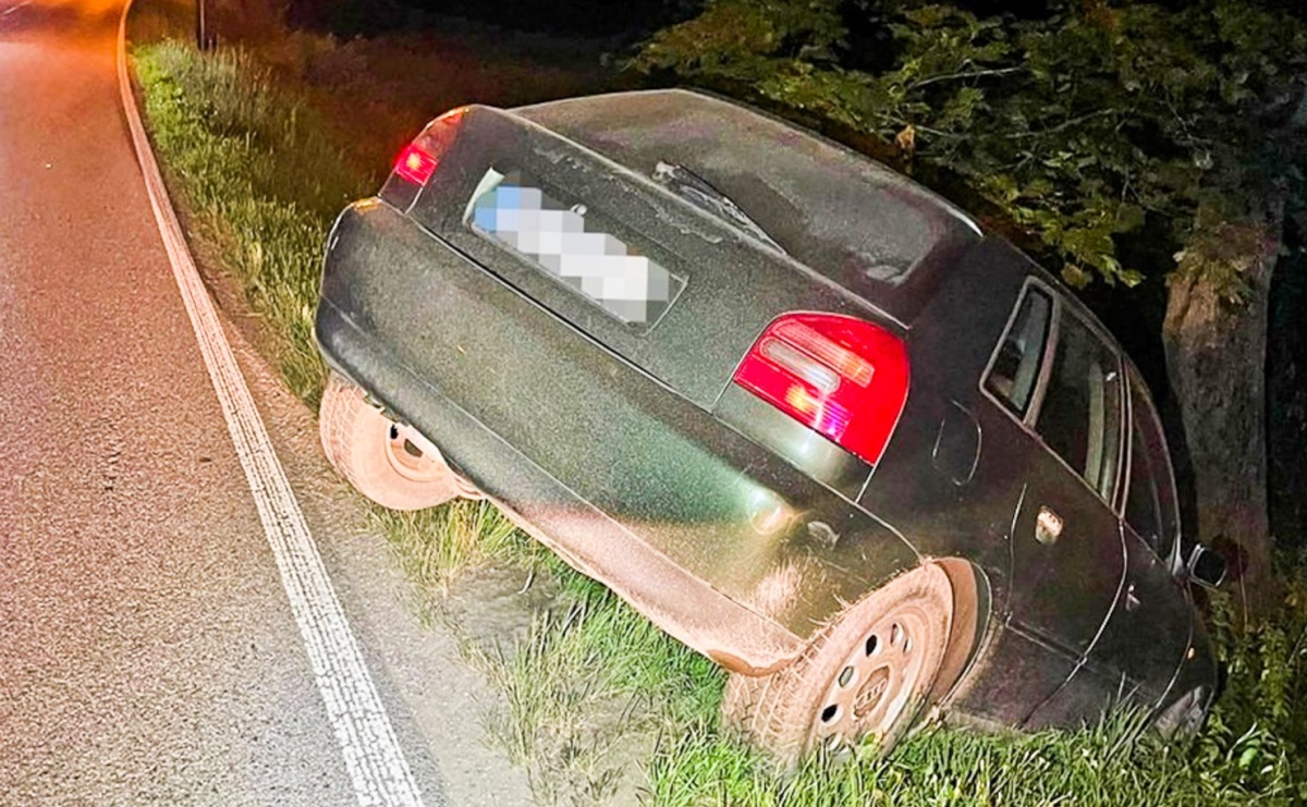 2 promile alkoholu i jazda zakończona w rowie. Kierowca bez uprawnień odpowie przed sądem - Serwis informacyjny z Raciborza - naszraciborz.pl