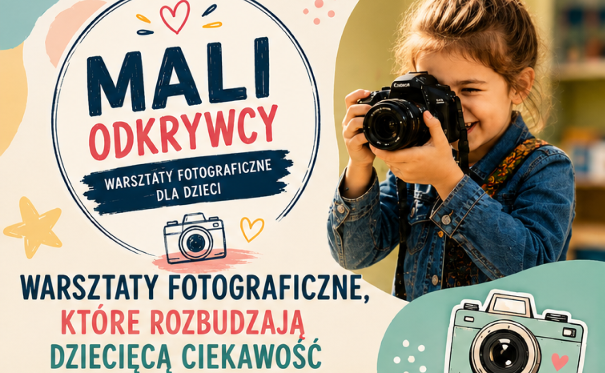 Mali Odkrywcy - Biblioteka zaprasza dzieci na bezpłatne warsztaty fotograficzne - Serwis informacyjny z Raciborza - naszraciborz.pl