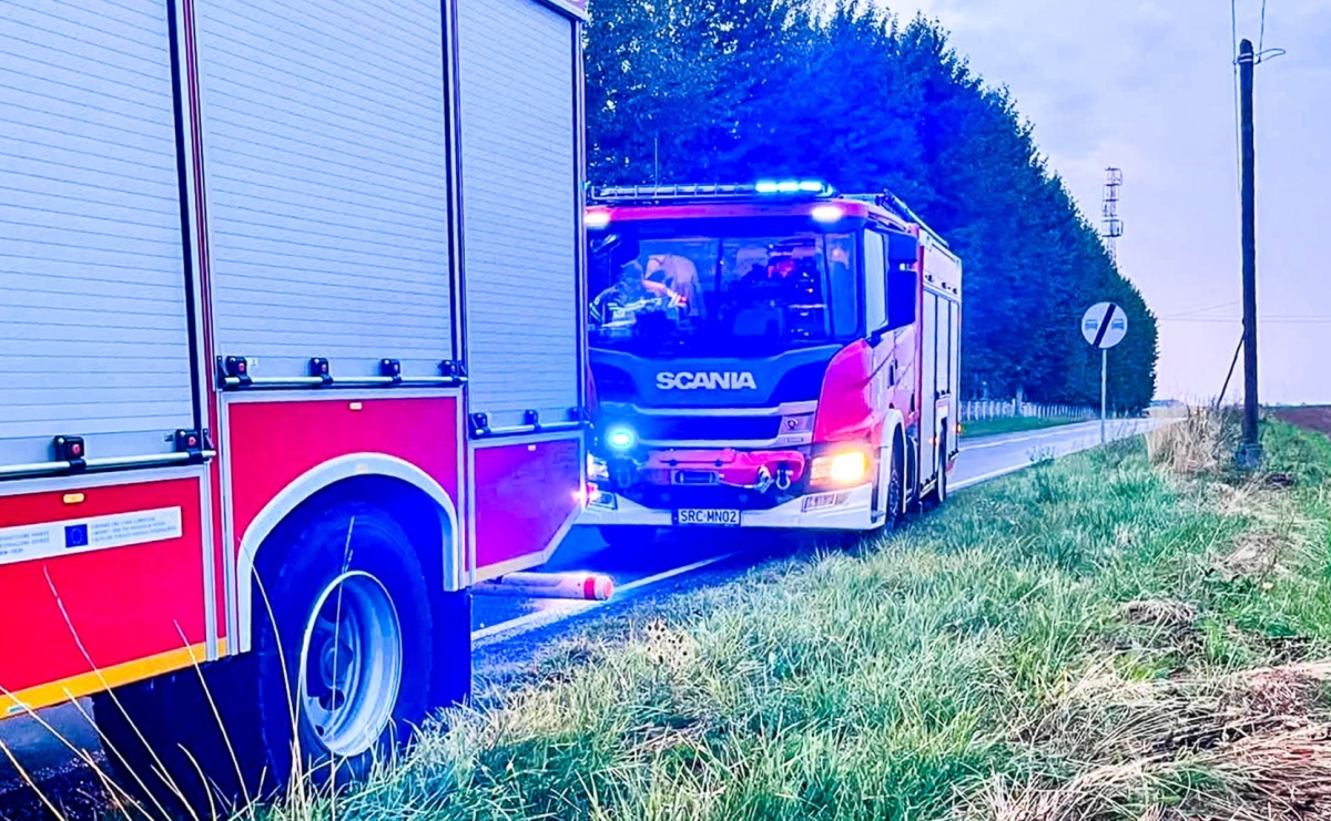 Pięć interwencji strażaków w ciągu doby. Plamy oleju, niewybuch i nagłe zatrzymanie krążenia - Serwis informacyjny z Raciborza - naszraciborz.pl