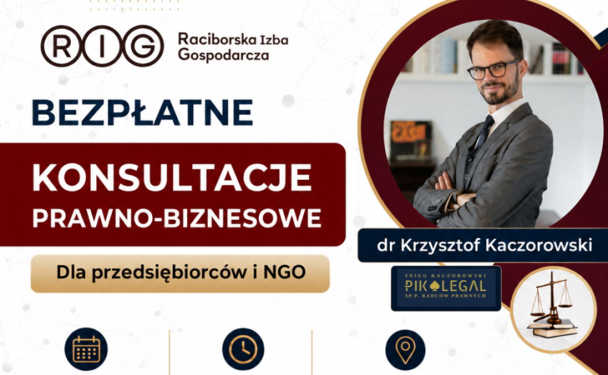Bezpłatne konsultacje prawno-biznesowe wracają po wakacyjnej przerwie! - Serwis informacyjny z Raciborza - naszraciborz.pl