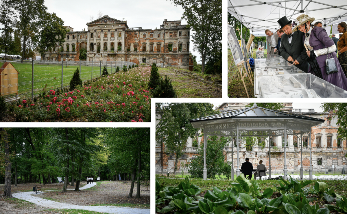 Sławików: park przy pałacu Eickstedtów odzyskuje dawny blask [FOTO i WIDEO] - Serwis informacyjny z Raciborza - naszraciborz.pl