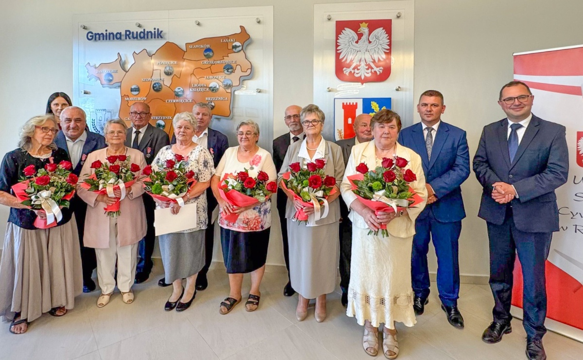 Złote Gody w Rudniku. Siedem par świętowało 50-lecie małżeństwa - Serwis informacyjny z Raciborza - naszraciborz.pl